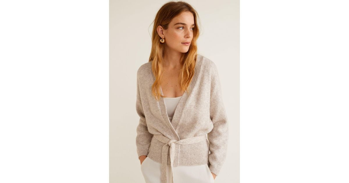 cardigan beige mango