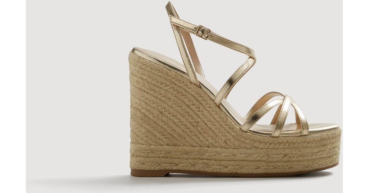 mango criss cross sandals