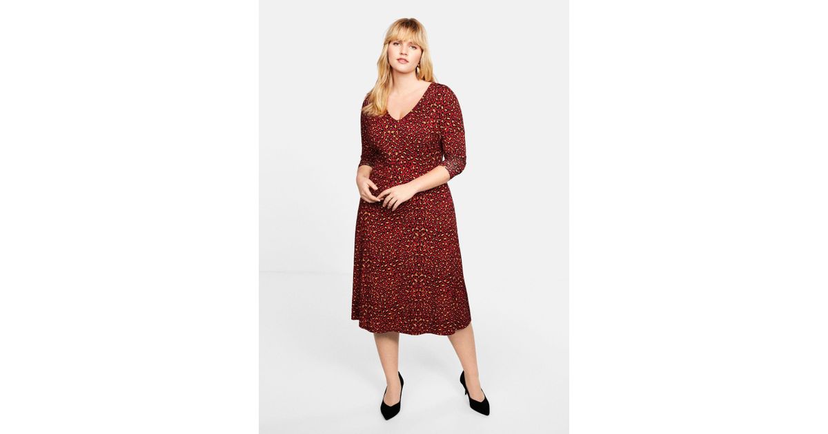 mango suit red dress