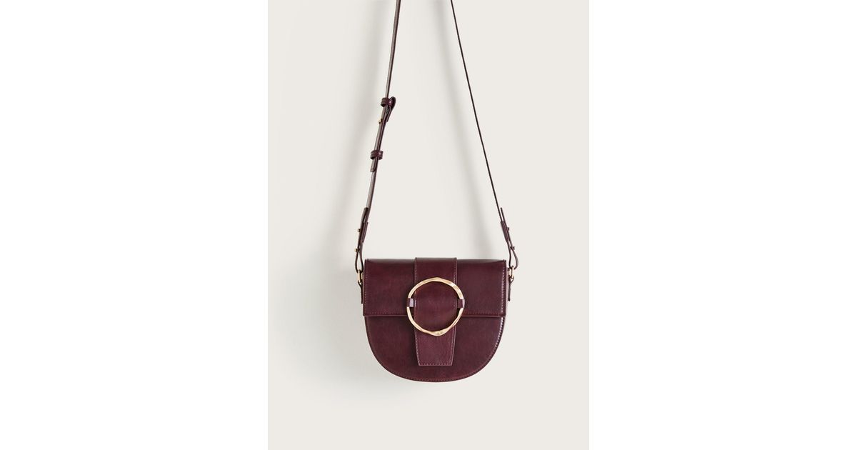 mango burgundy bag