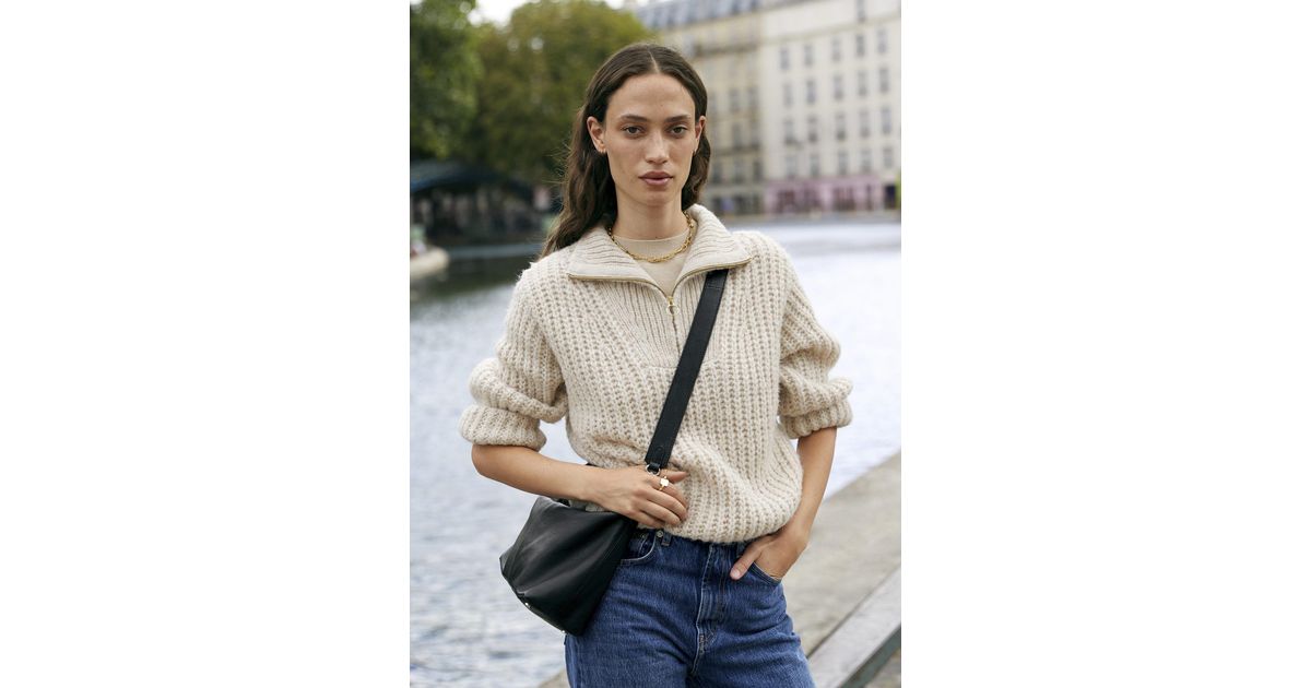 mango multi position leather bolsa