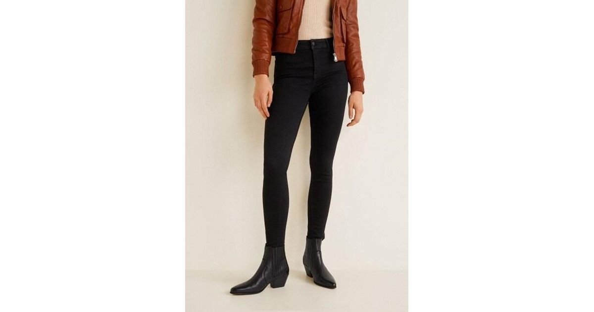 mango jane jeans black