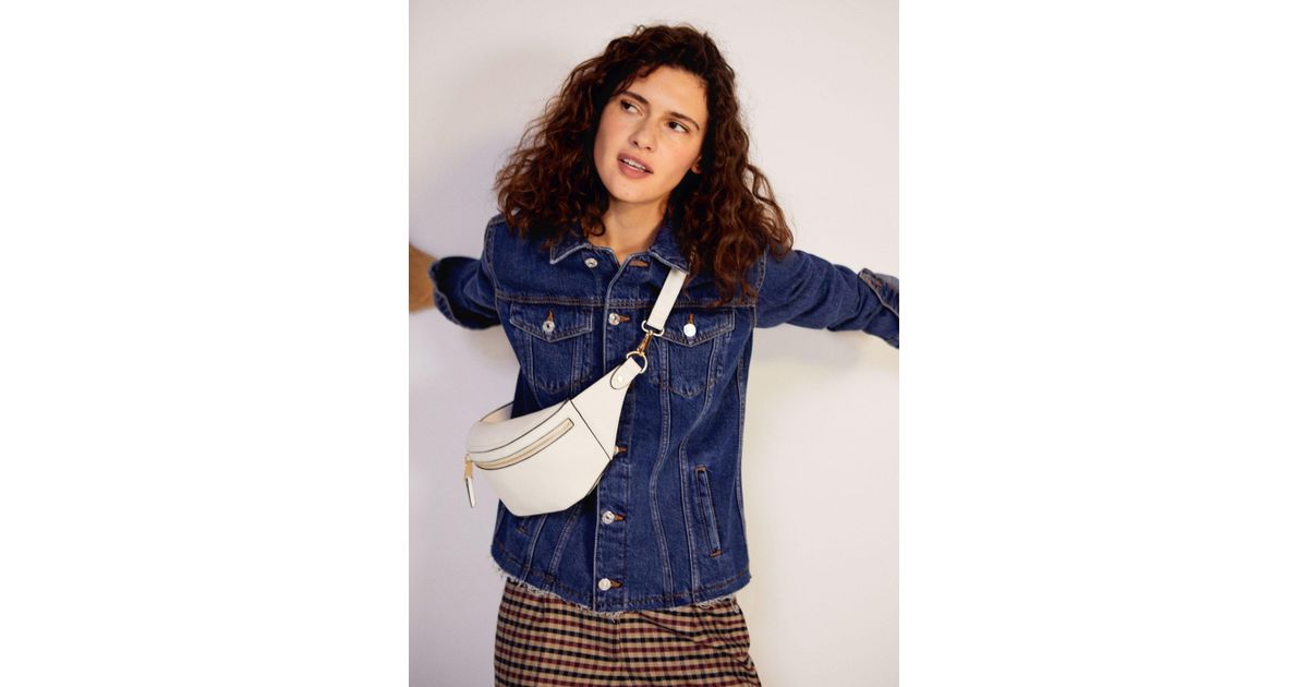mango zip detail belt bag