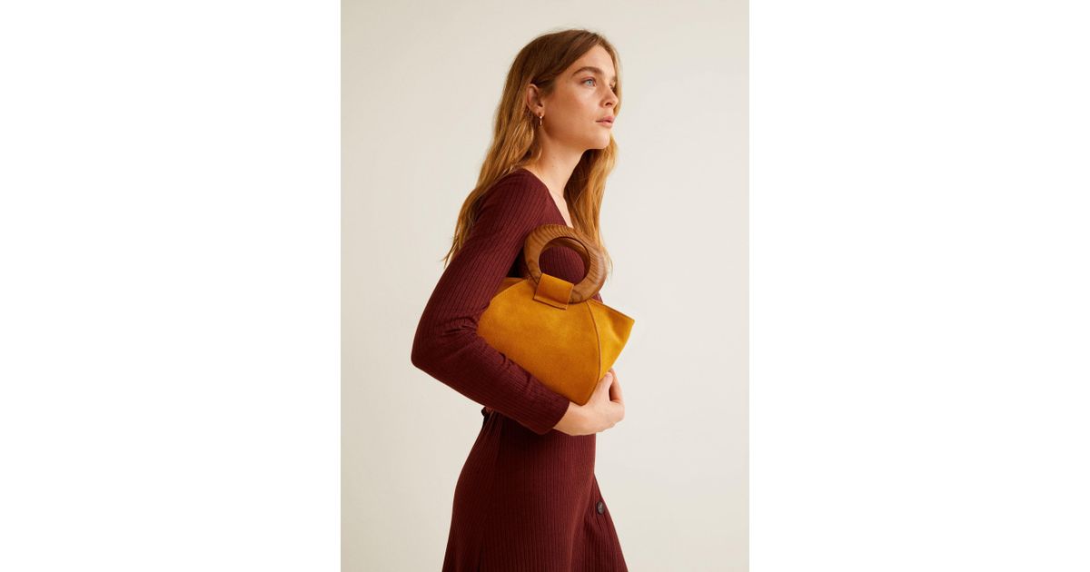 mango leather bag