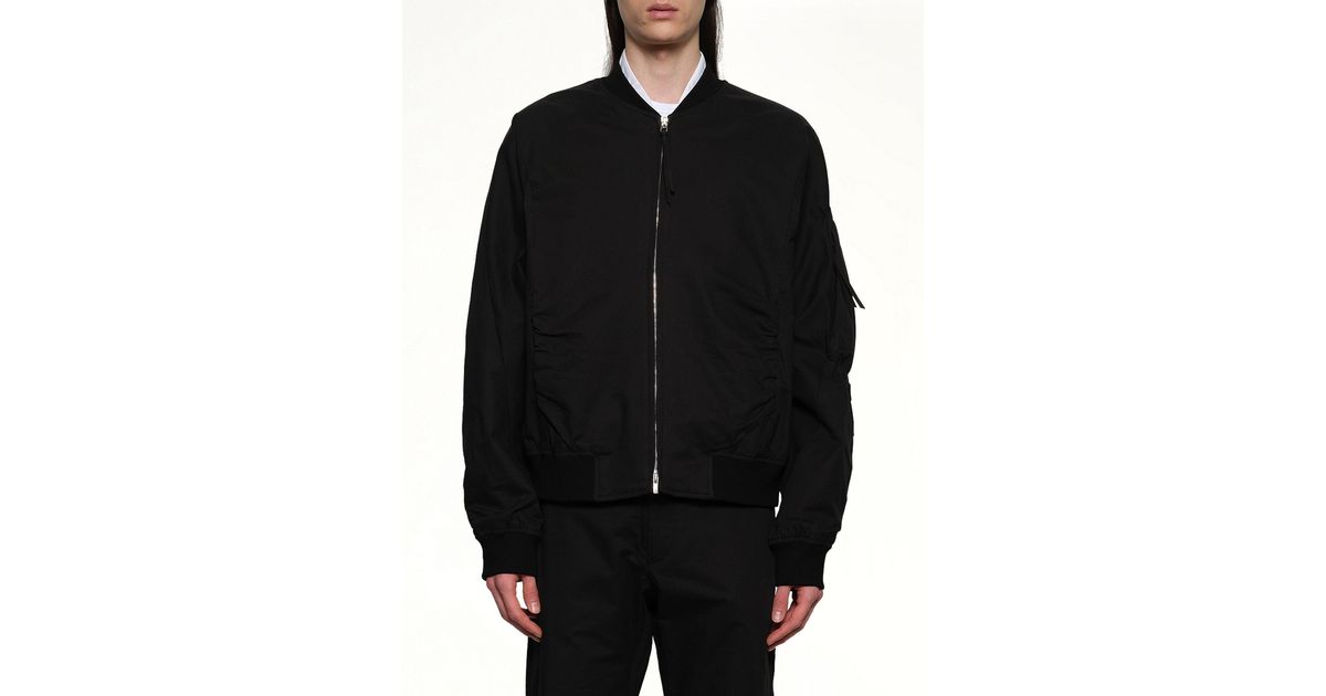 Post Archive Faction PAF Shirring Bomber in Black for Men | Lyst UK