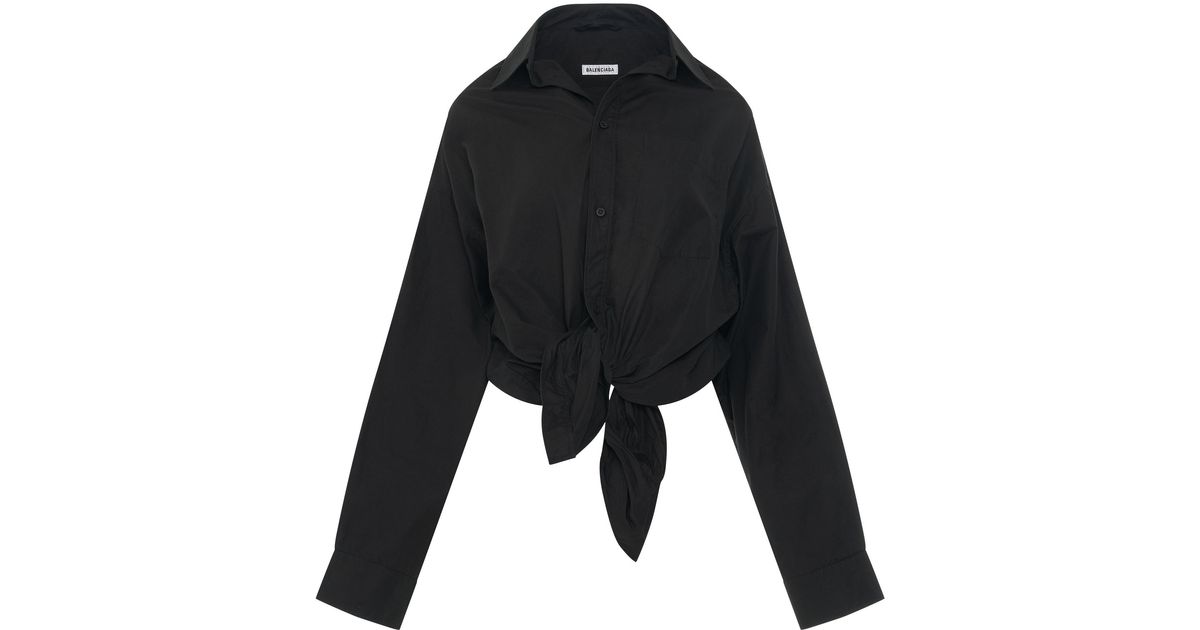 balenciaga collar shirt