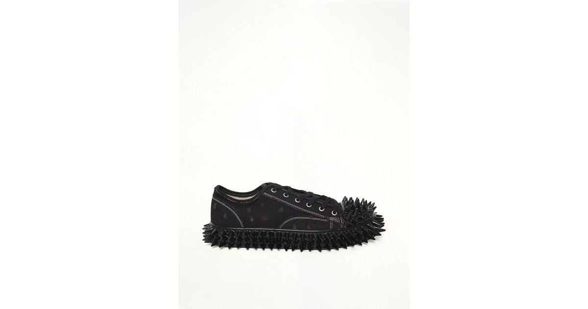 Doublet Spiky Canvas Sneaker in Black for Men | Lyst