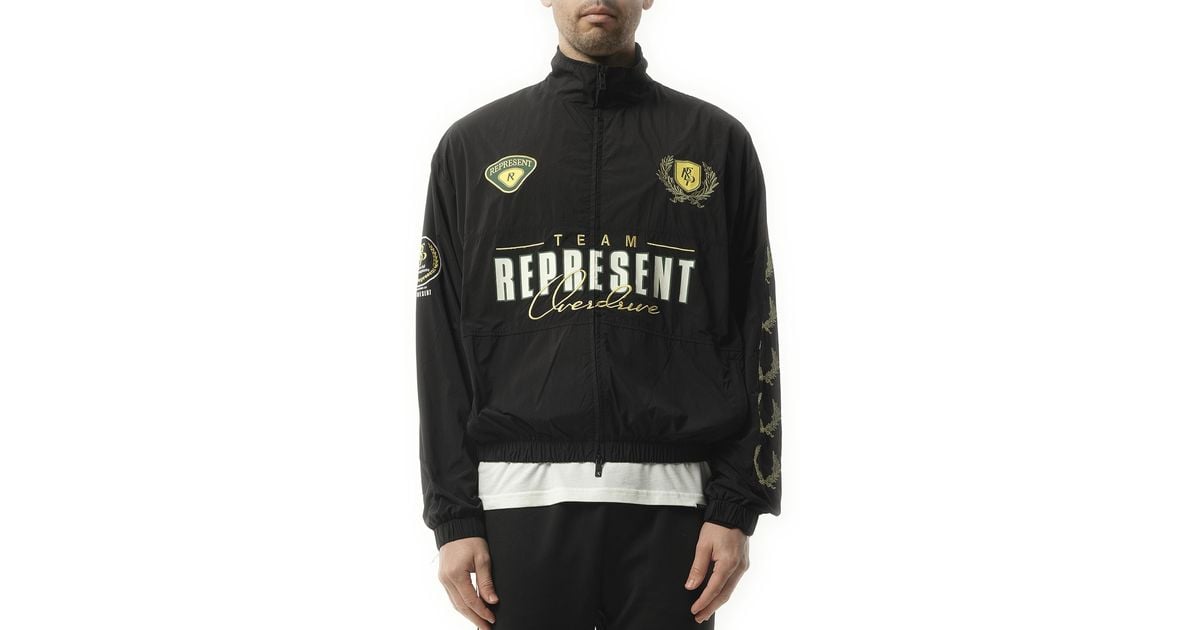 Represent World Championship Track Jacket, 100% Nylon, Size: Small