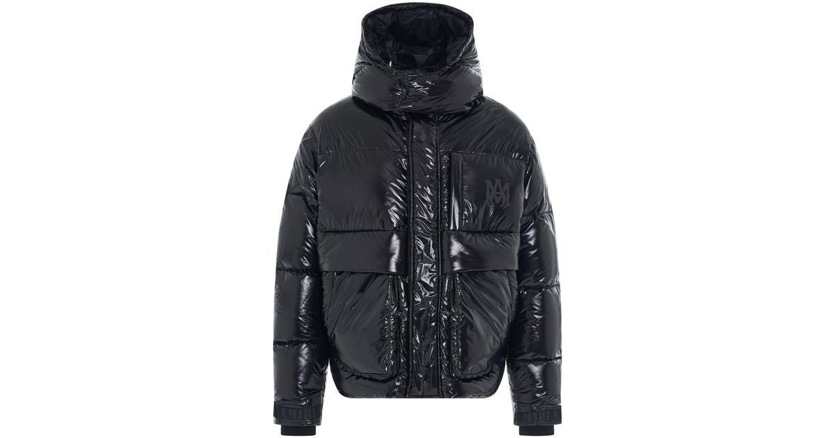Amiri Synthetic Puffer Down Jacket In Black for Men - Lyst