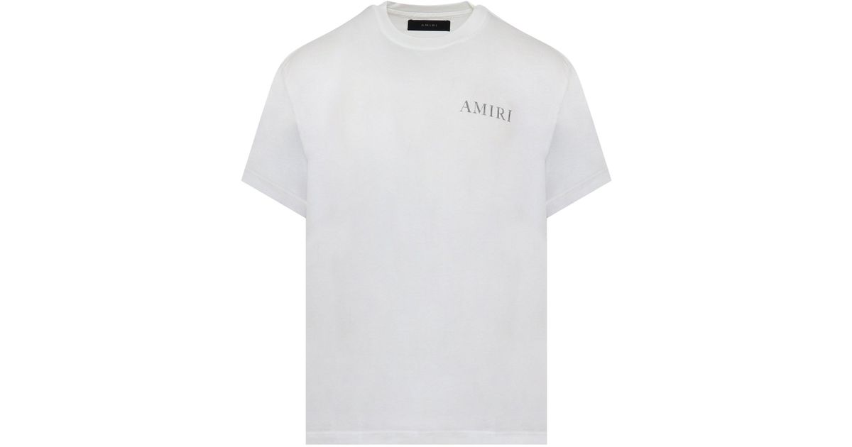Amiri Cotton Logo Shaded Cherub T-shirt In White for Men - Lyst
