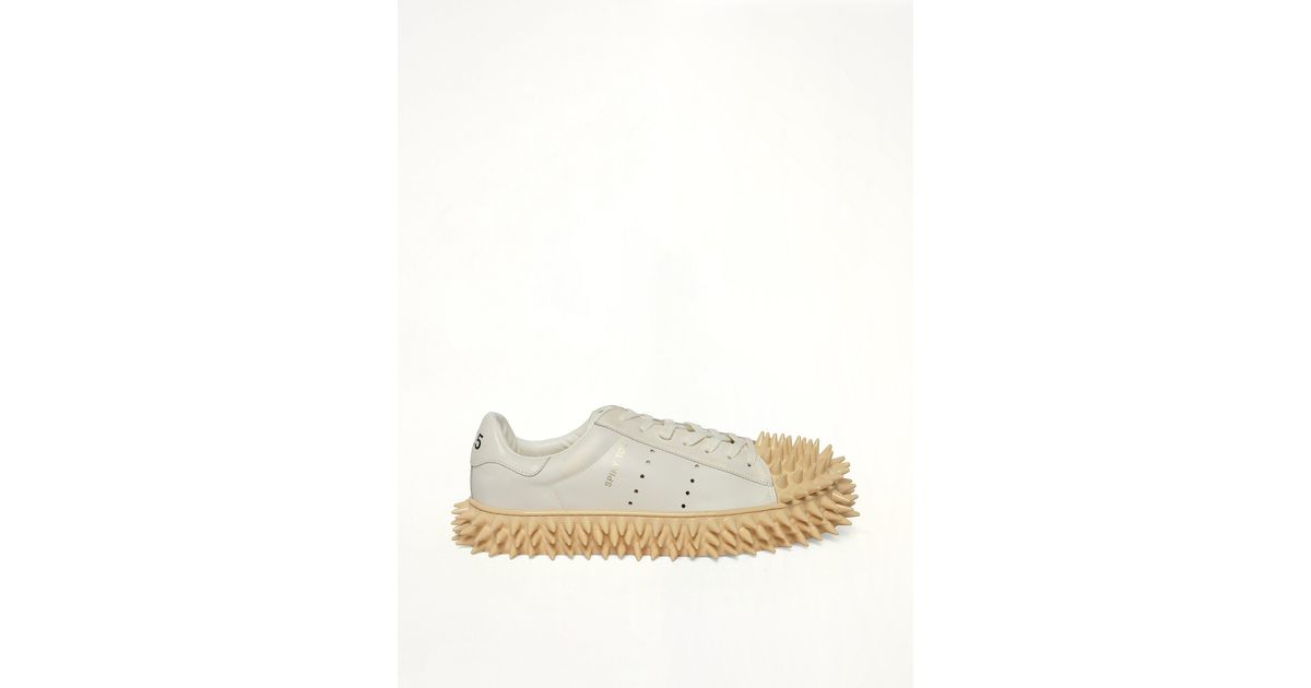 Doublet Spiky Leather Sneaker in Natural for Men | Lyst
