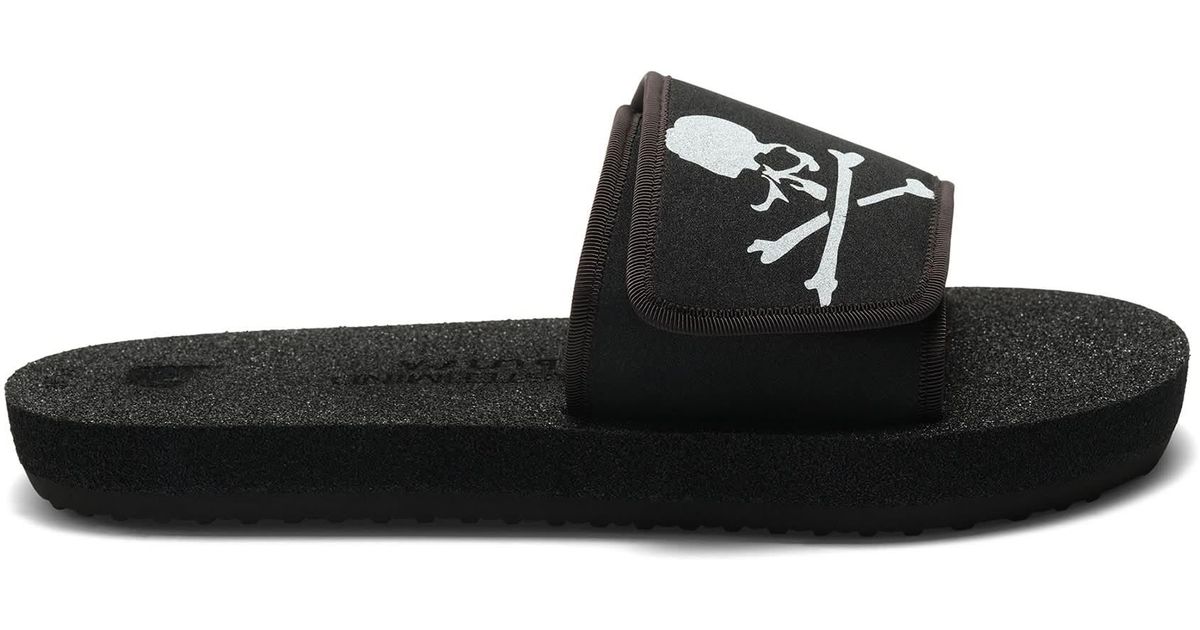 Mastermind Japan World X Buntaro Slide Sandals, 100% Rubber