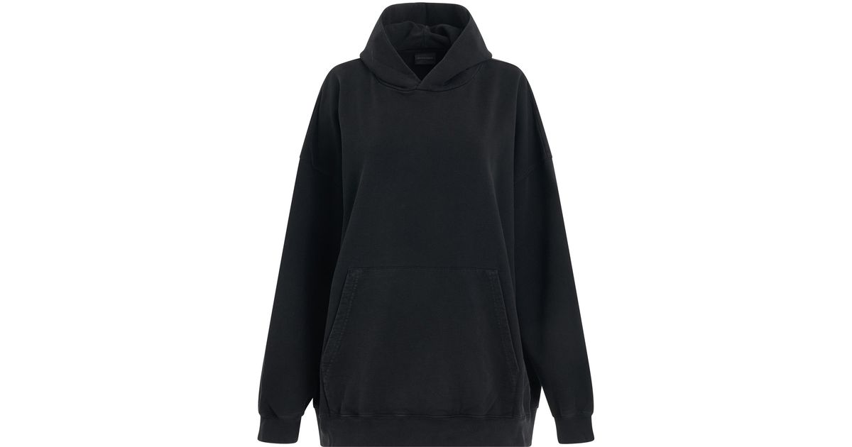 balenciaga back logo hoodie