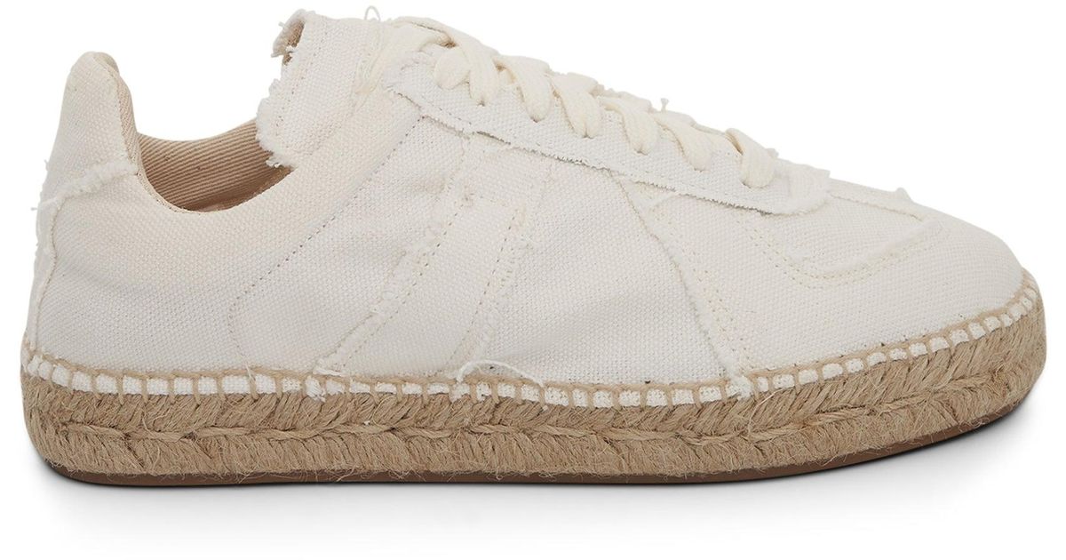 Maison Margiela Replica Espadrille Sneaker In Coconut Milk | Lyst UK