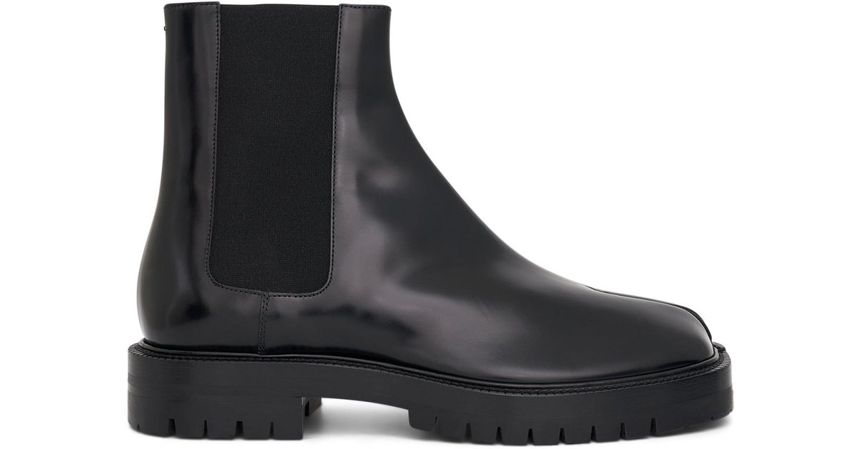 Maison Margiela Tabi County Chelsea Boots In Black for Men | Lyst