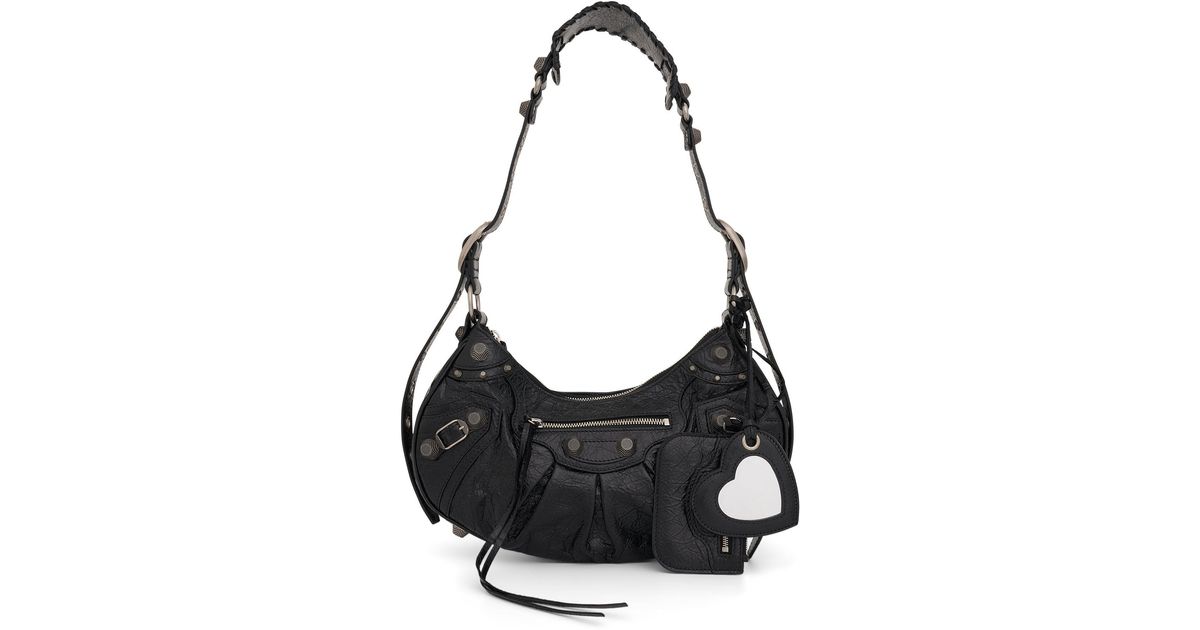 Balenciaga Le Cagole Small Shoulder Bag In Black | Lyst