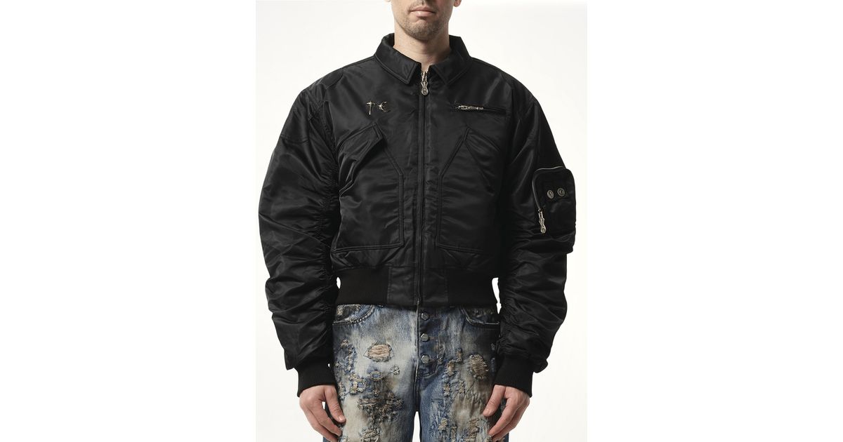 THUG CLUB A Wingless Bird Jacket in Black for Men | Lyst UK