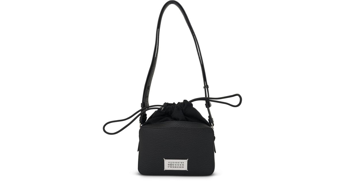 Maison Margiela Leather 5ac Small Camera Bag In Black | Lyst