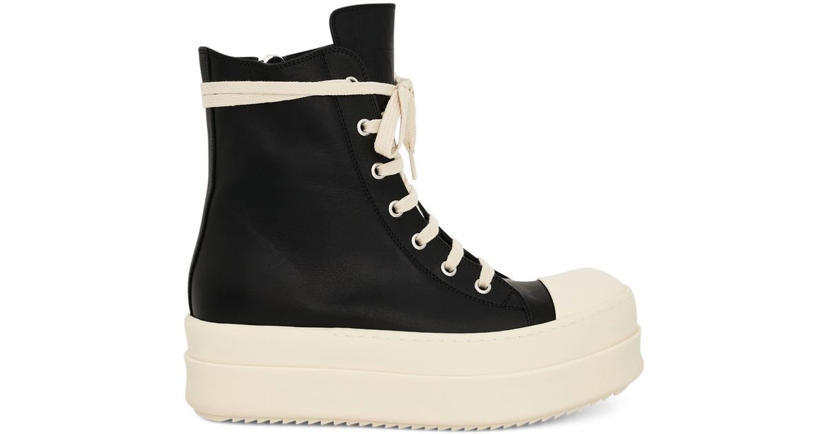 Rick Owens Mega Bumper Sneaker in Black | Lyst