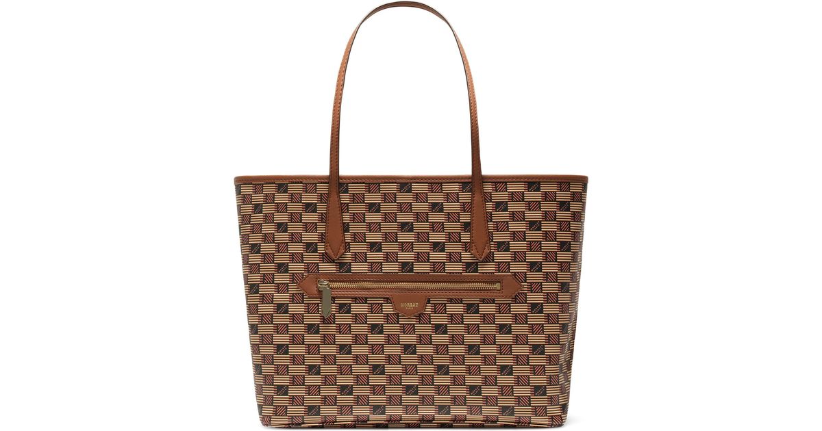 Moreau monogram-print leather tote - Multicolour