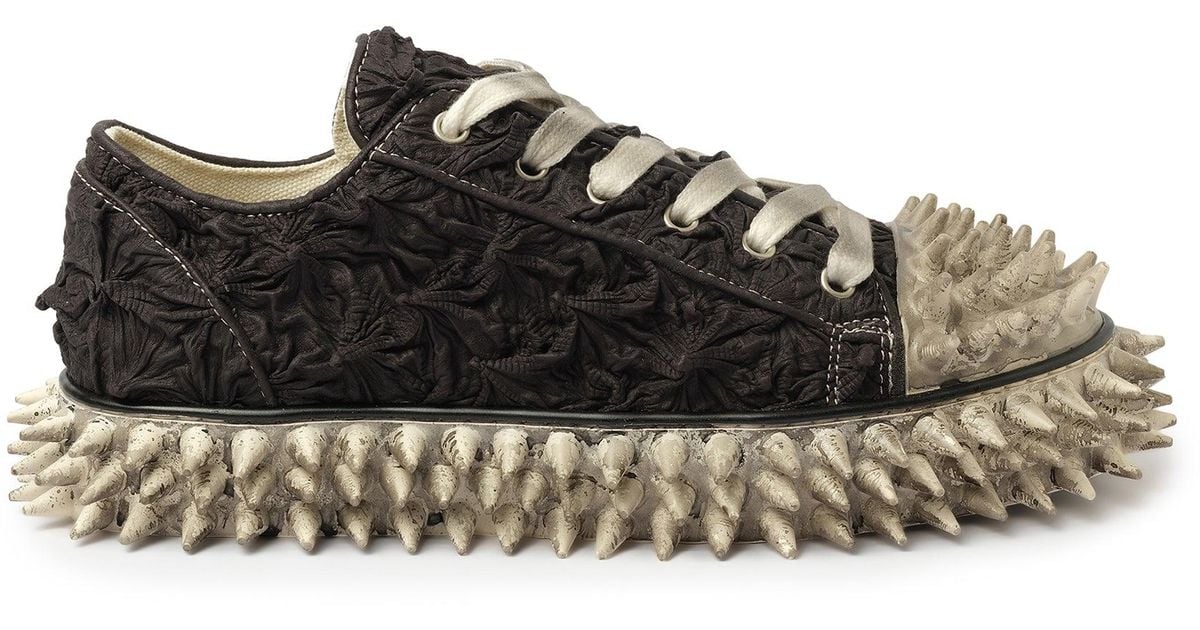 doublet PORCUPINE LACE UP SNEAKER 26㎝箱付き doublet PORCUPINE LACE UP SNEAKER BLACK