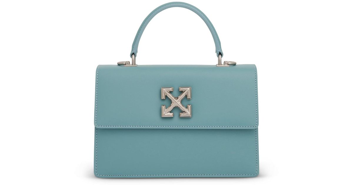 Off-White c/o Virgil Abloh Jitney 1.4 Top Handle Bag In Light Blue | Lyst