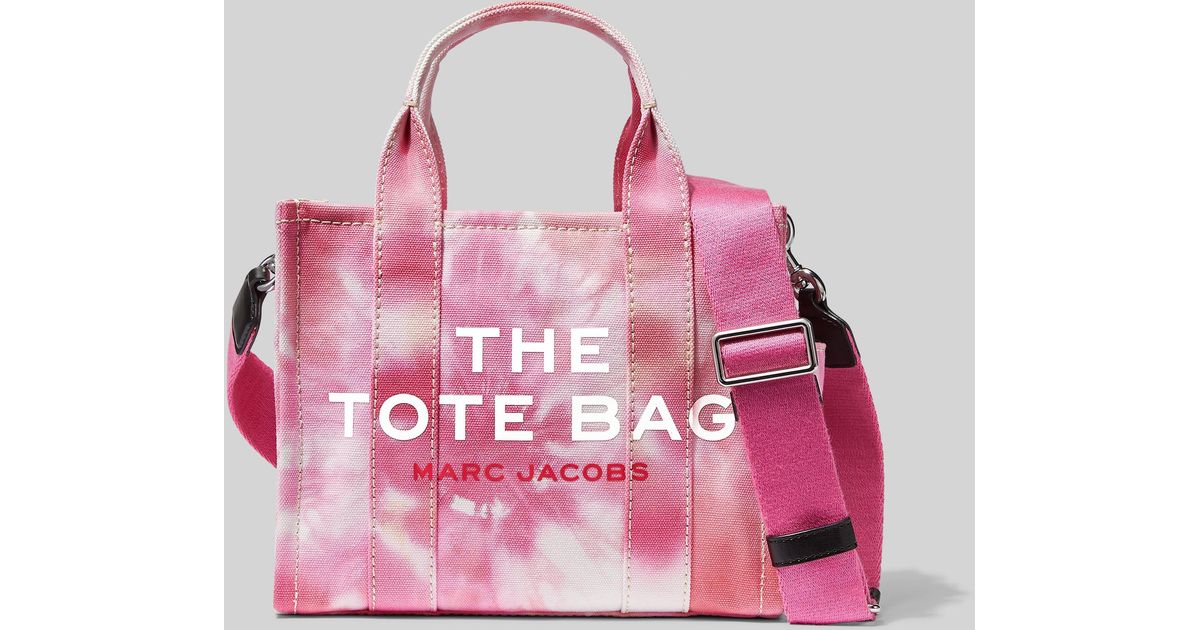 Marc Jacobs Canvas The Tie Dye Mini Tote Bag in Pink | Lyst