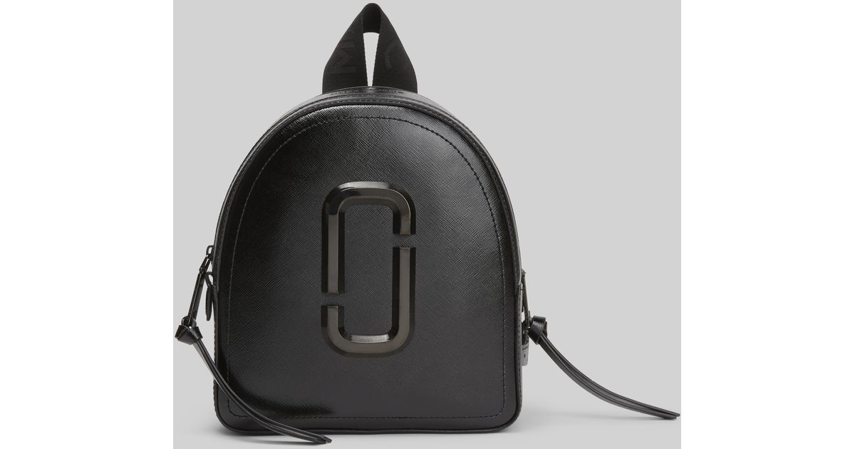 marc jacobs pack shot leather backpack