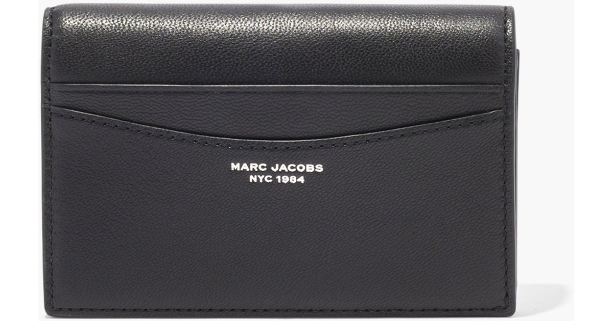Marc Jacobs The Slim 84 Bifold Wallet in Black | Lyst