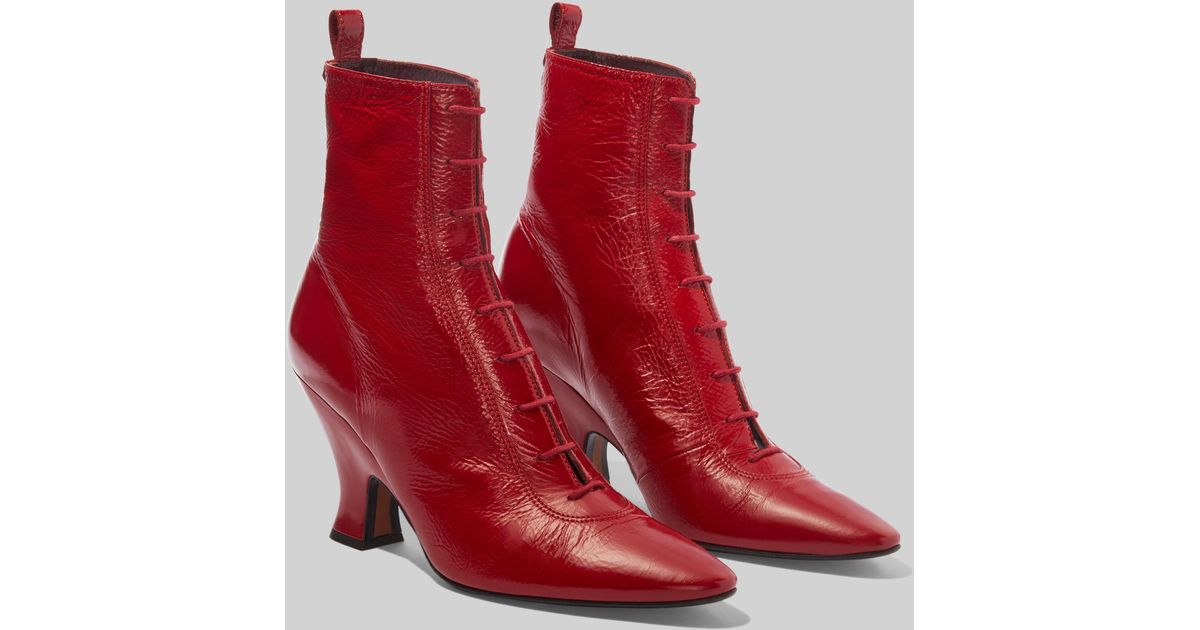 Marc Jacobs The Victorian Boots in Red Lyst