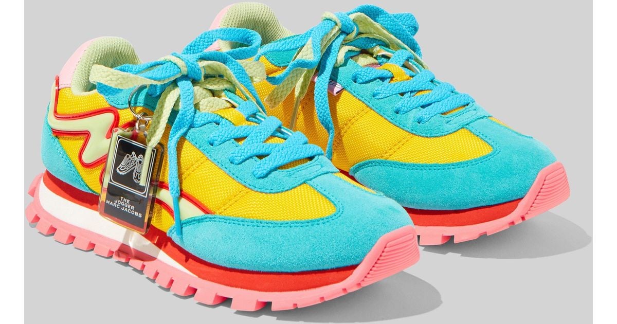 Marc Jacobs Synthetic Women's The Jogger Sneakers In Turquoise Multi, Size 40 in Blue - Lyst