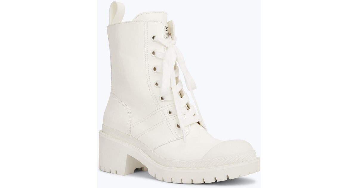 Marc Jacobs Bristol Glossed-leather Ankle Boots in White - Lyst
