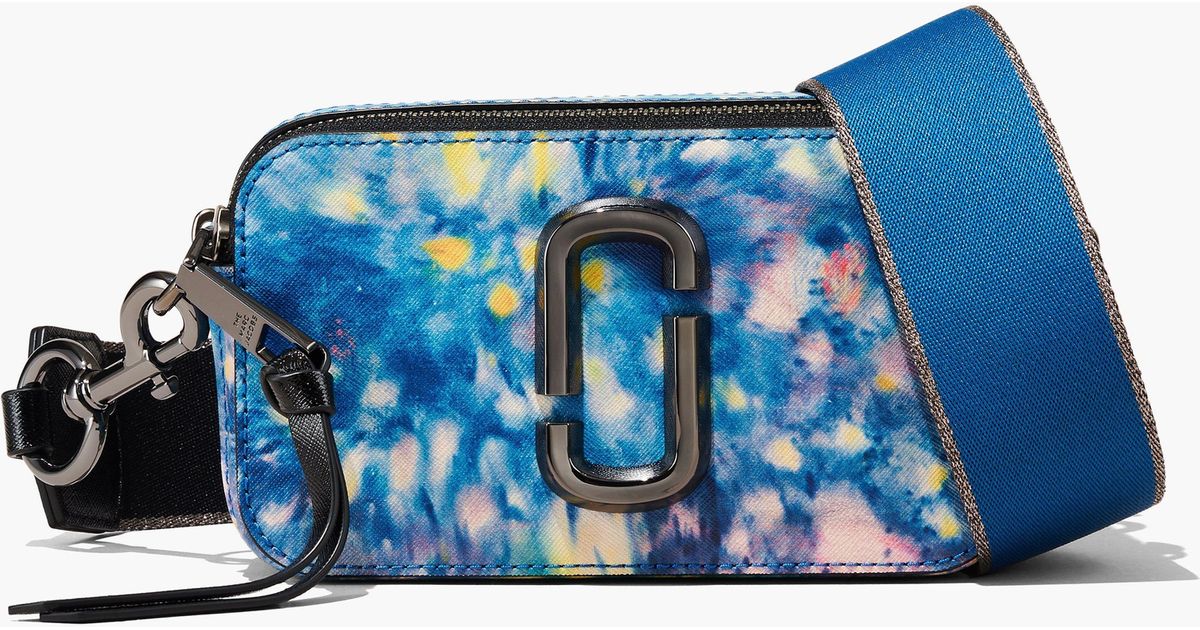 Marc Jacobs Leather The Snapshot Watercolor Bag in Blue Lyst