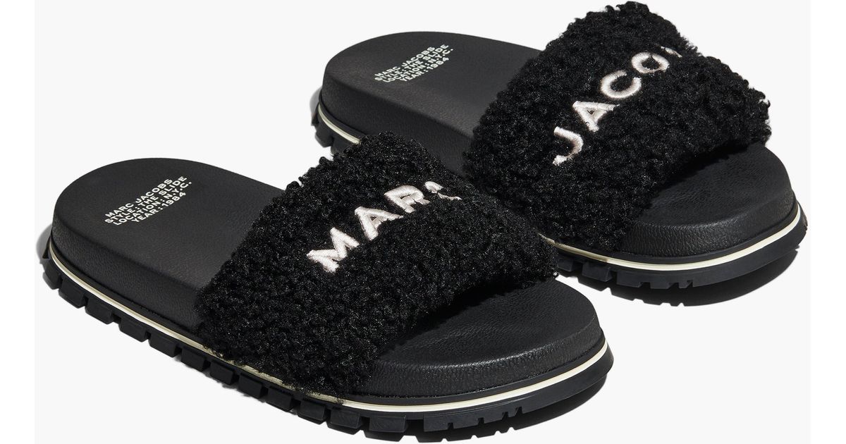 Marc Jacobs The Teddy Slide in Black Lyst
