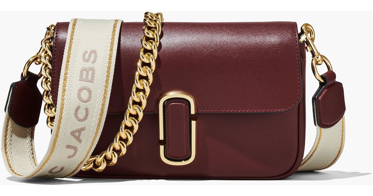 Marc Jacobs Leather The J Marc Shoulder Bag in Brown Lyst