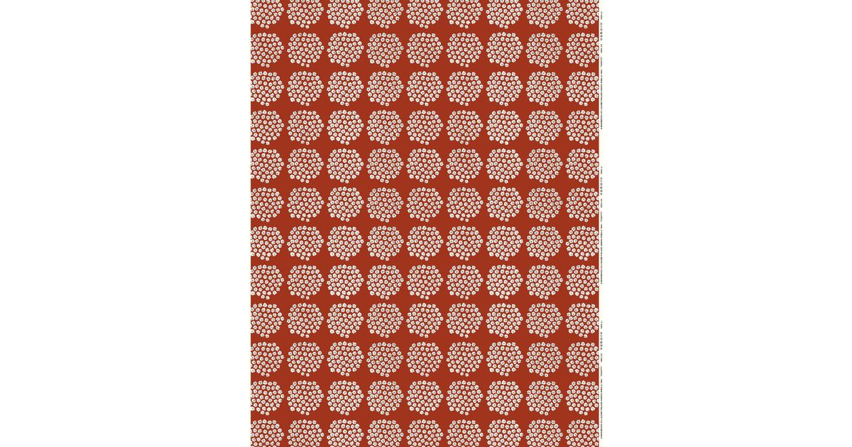 Marimekko Synthetic 30 Puketti Acrylic Coated Cotton Fabric In Red D Blue White Red Lyst