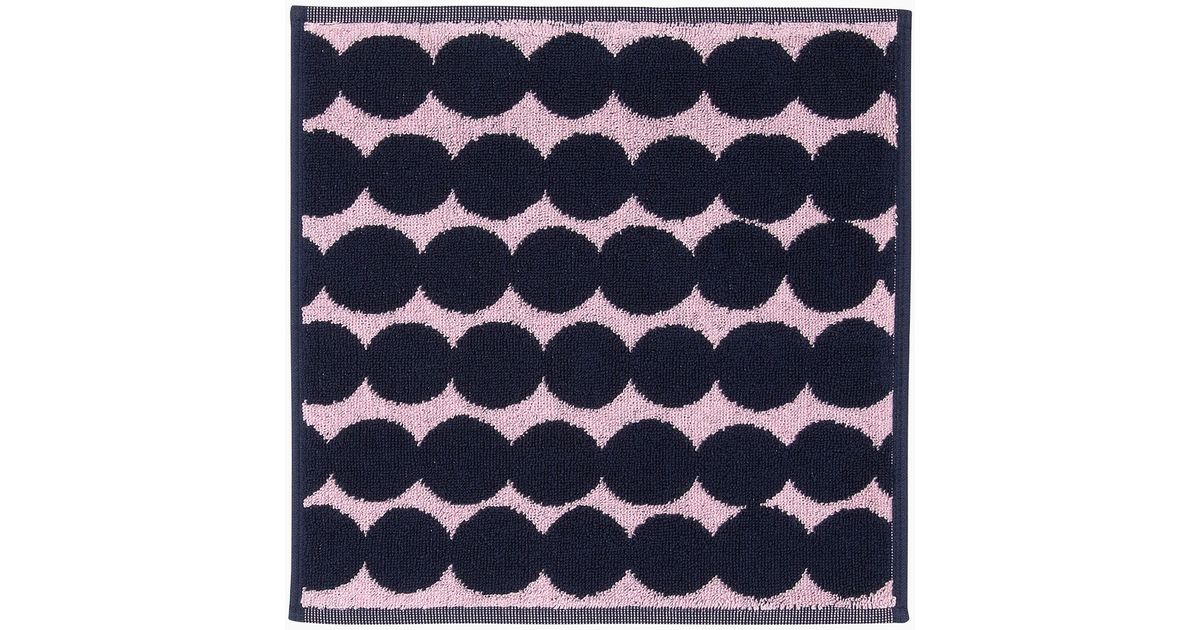 Marimekko Cotton Rasymatto Mini Towel In Pink Navy Blue Lyst Marimekko Cotton Rasymatto Mini Towel In Pink Navy Blue Lyst