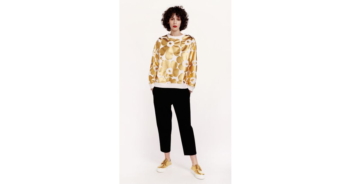 Marimekko Cotton Kerria Unikko Sweatshirt Lyst Marimekko Cotton Kerria Unikko Sweatshirt Lyst