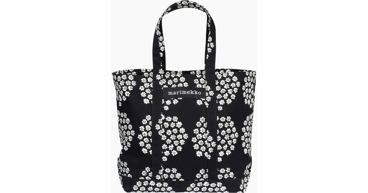 Marimekko Cotton 40 Final Sale Peruskassi Puketti Bag In Black White Black Lyst Marimekko Cotton 40 Final Sale Peruskassi Puketti Bag In Black White Black Lyst