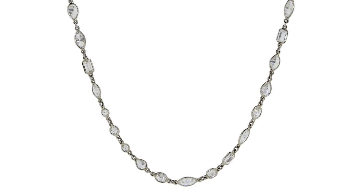 diamond strings necklace
