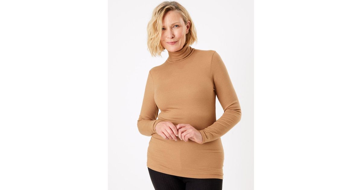 thermal polo neck womens