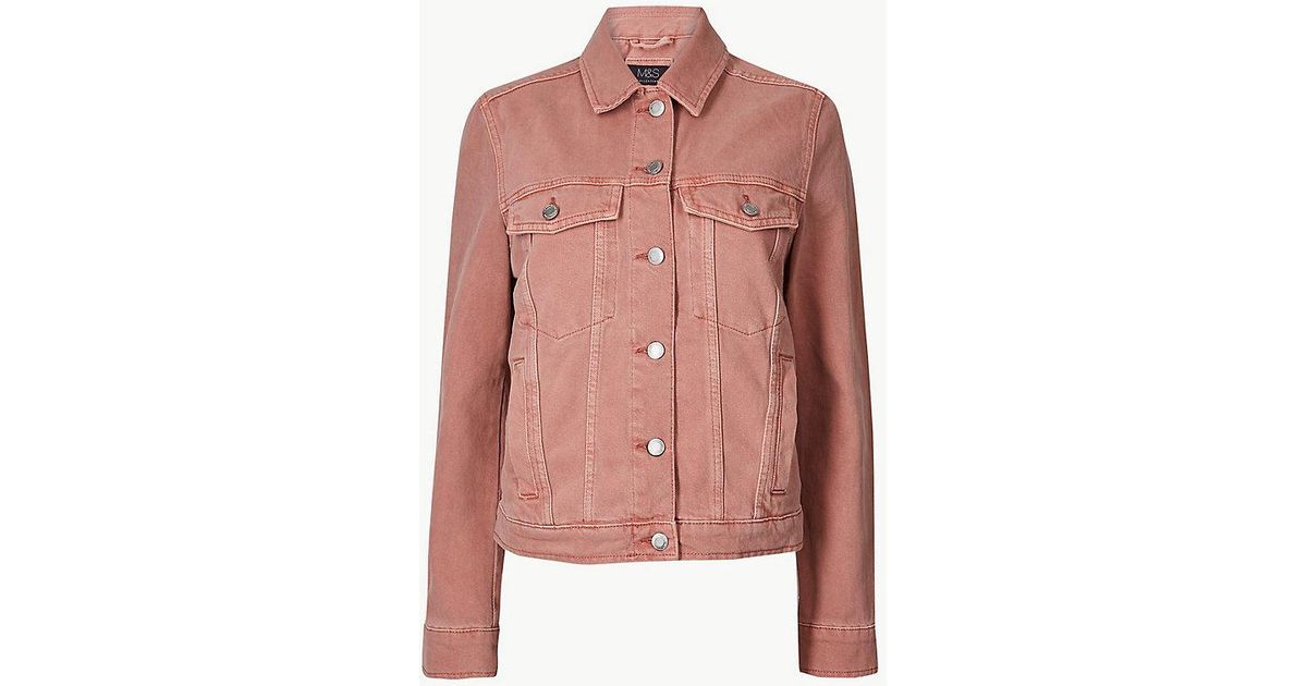 marks and spencer oversized denim jacket