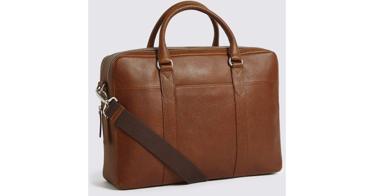 marks and spencer leather briefcase