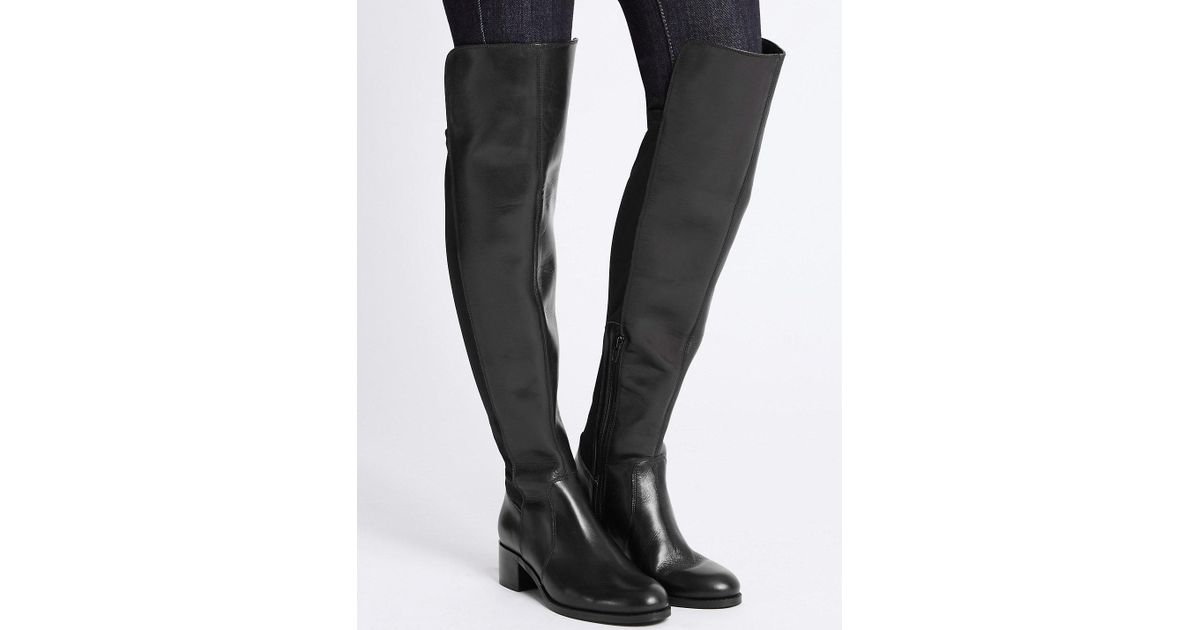 marks and spencer over the knee boots