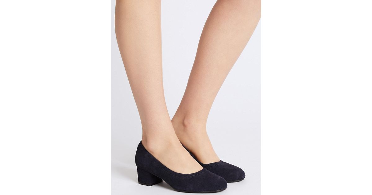 marks and spencers navy shoes