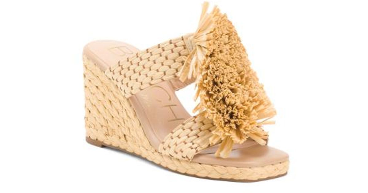 Marshalls Cape Cod Wedge Sandals For in Natural | Lyst