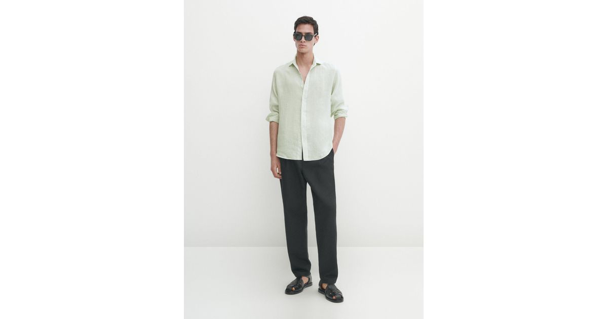 Massimo dutti camisa lino hotsell
