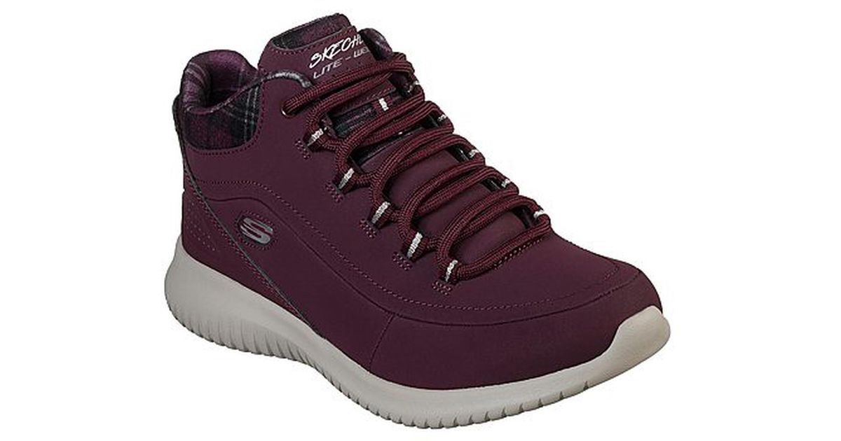 skechers ultra flex just chill ankle boot