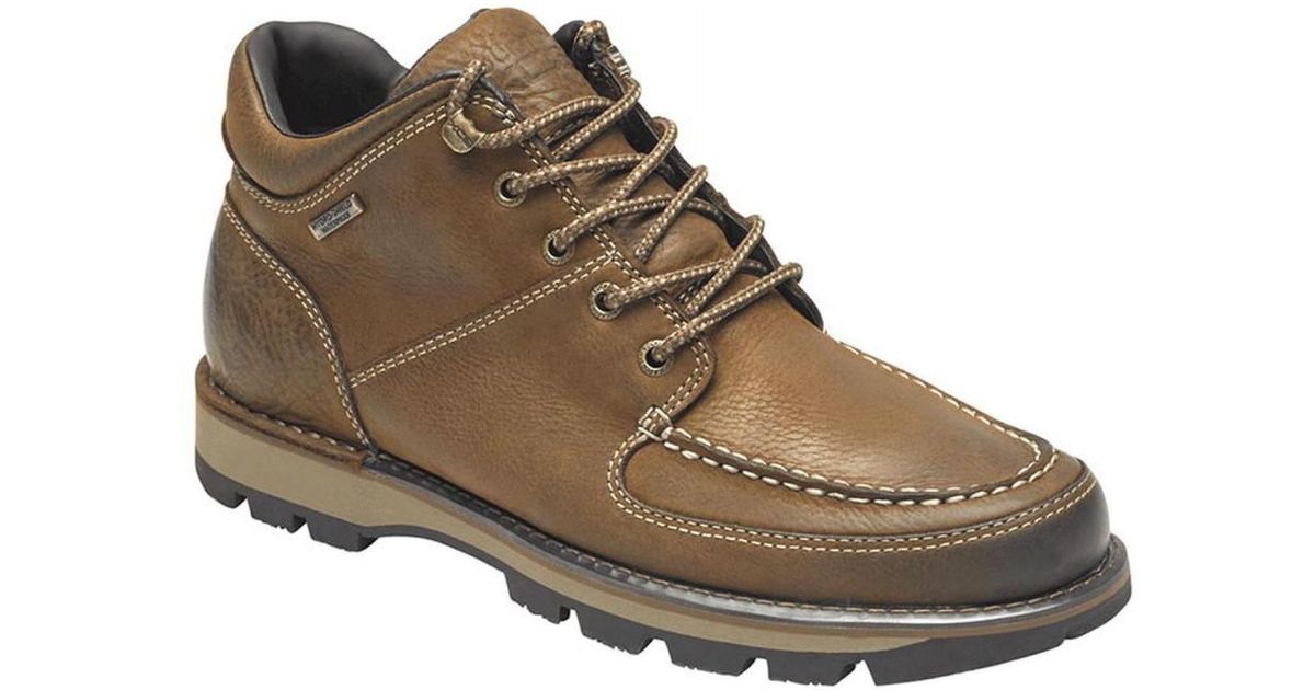 Rockport Leather Umbwe Ii Chukka Waterproof Lace Up Ankle Boots in ...