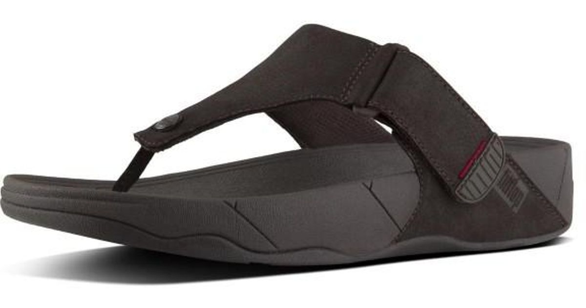 trakk ii leather flip flops
